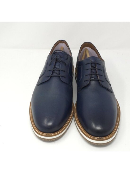 Thomas & Vine Glover Black Leather Plain Toe Derby  9.5M main image 4